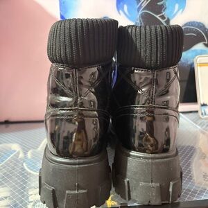 Forever 21 Black Combat Boots